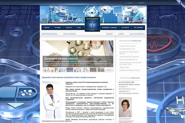 Website of the company Doctor Germany GmbH