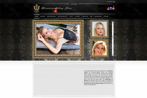 Website of the marriage agency
